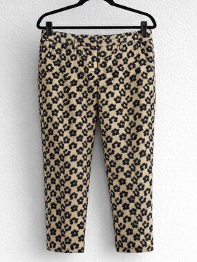 Ann Taylor Leopard Print Ankle Pants — Size 6
